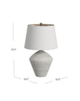 Eclipse - Table Lamp - Textured White