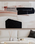 Milano Canvas Art - Beige / Blue