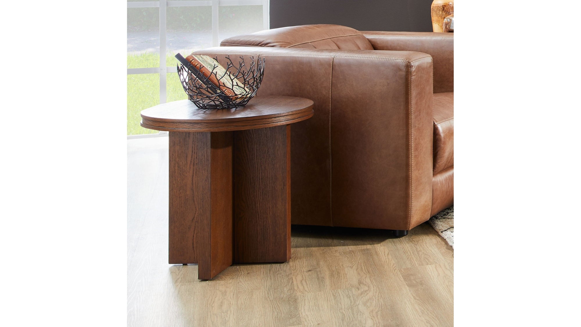 Waterfall - Round End Table