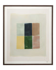 Sunny Patchwork I Framed Print - Gray