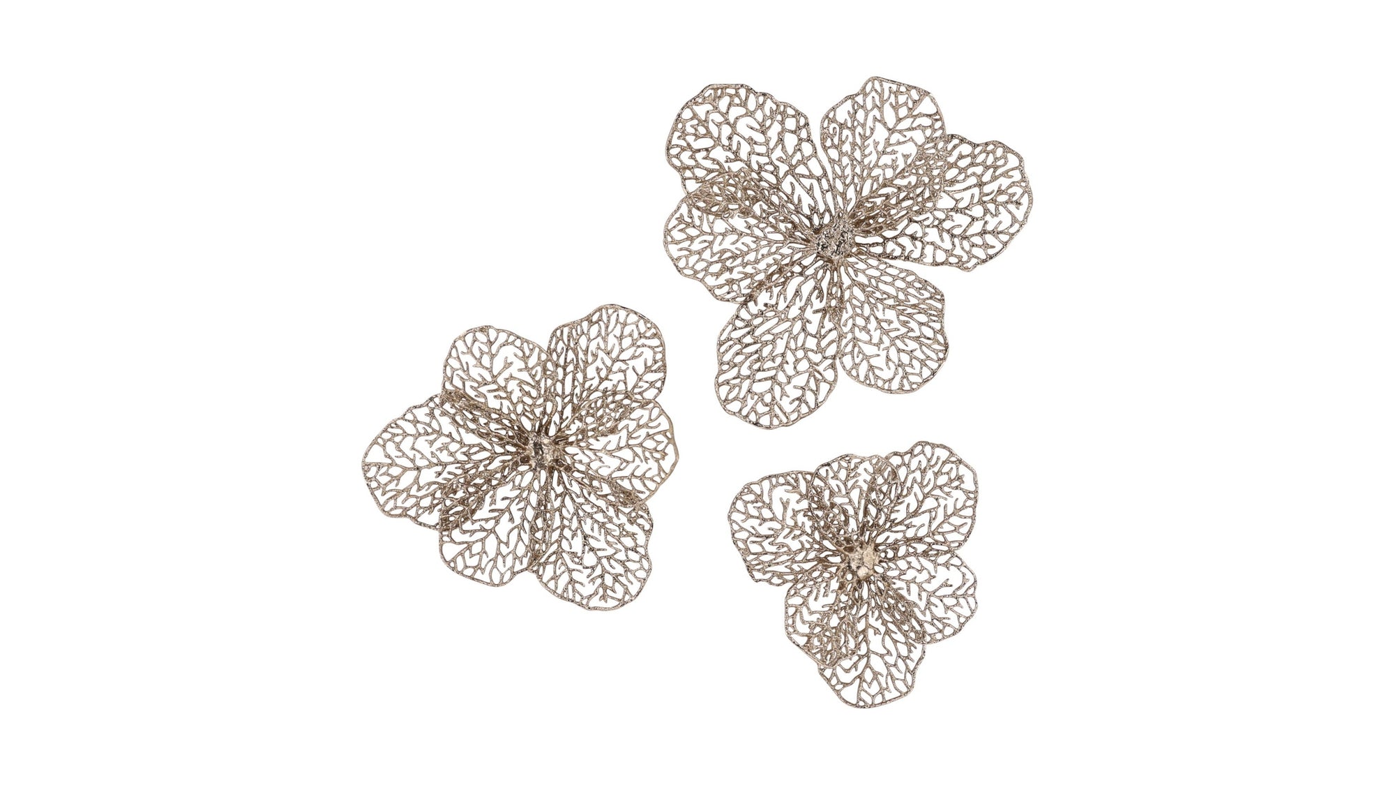 Abigail - Wall Art Trio - Pearl Silver