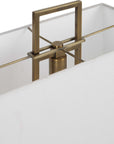 Column - White Marble Table Lamp