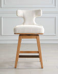 Klismos - Fabric Counter Stool - Off-White