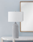 Dorchester - Table Lamp - Gray / White