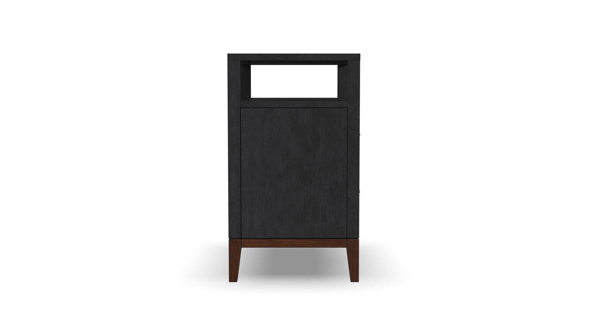 Waterfall - Nightstand - Black