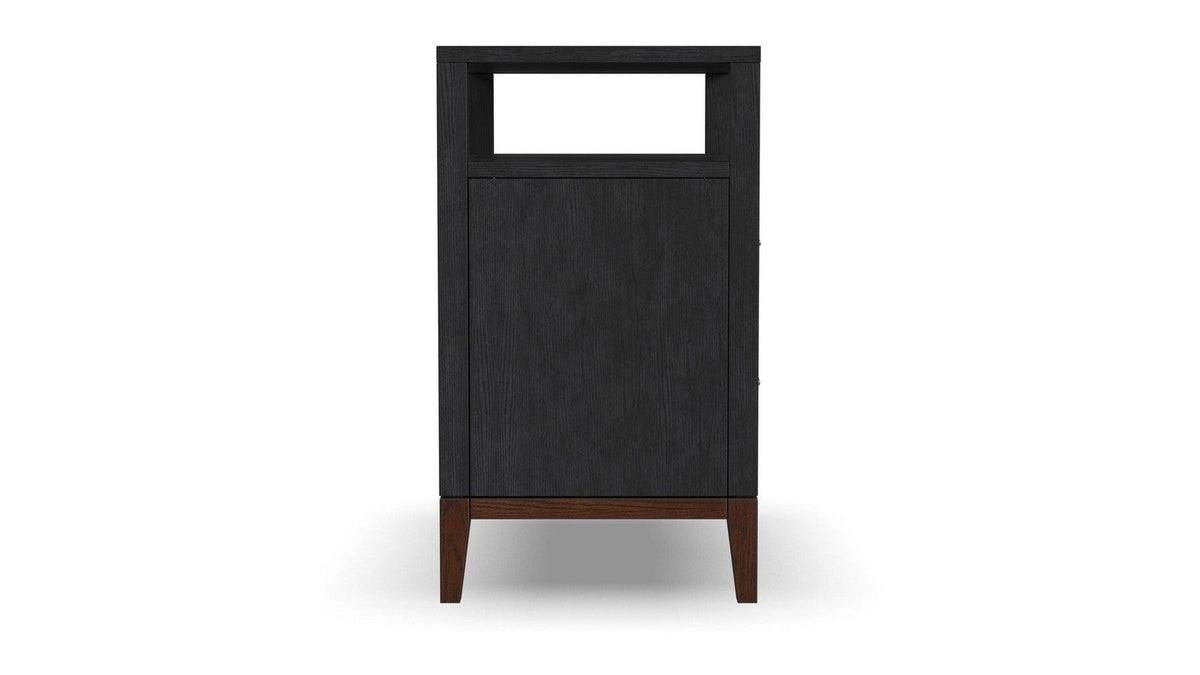 Waterfall - Nightstand - Black