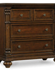 Leesburg - Nightstand - Dark Brown