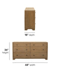 Normandy - Dresser - Light Brown