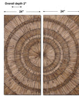 Lanciano - Wood Wall Art - Light Brown