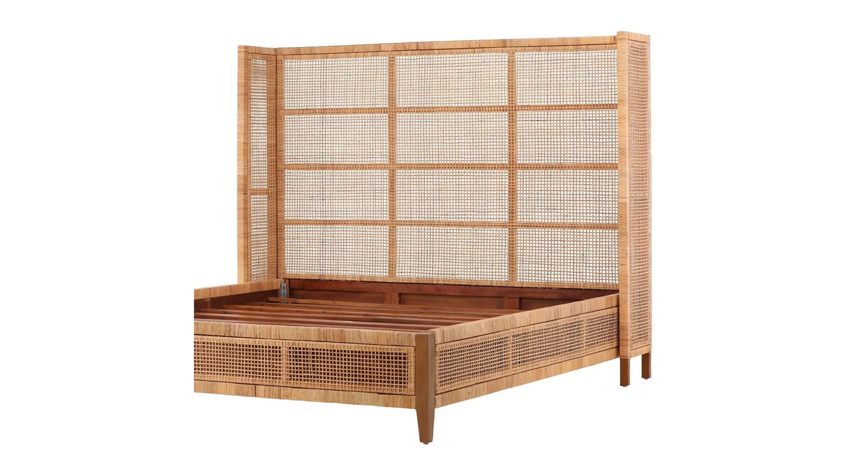Positano - King Bed - Light Brown