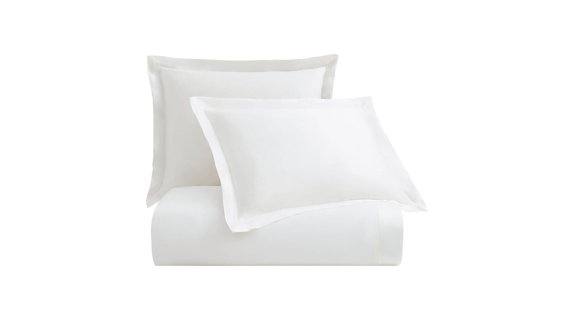 Lyocell - Queen Eucalyptus Duvet Cover Set Set of 3 - White