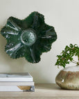 Verdant Bloom - Outdoor Bowl - Emerald Green