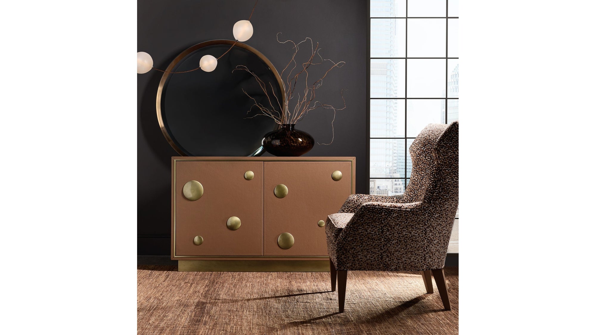 Melange - Lottie Dottie Hall Chest - Brown