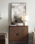 Subliminal Drift - Framed Modern Art - Black / Brown / Gray / Green / White