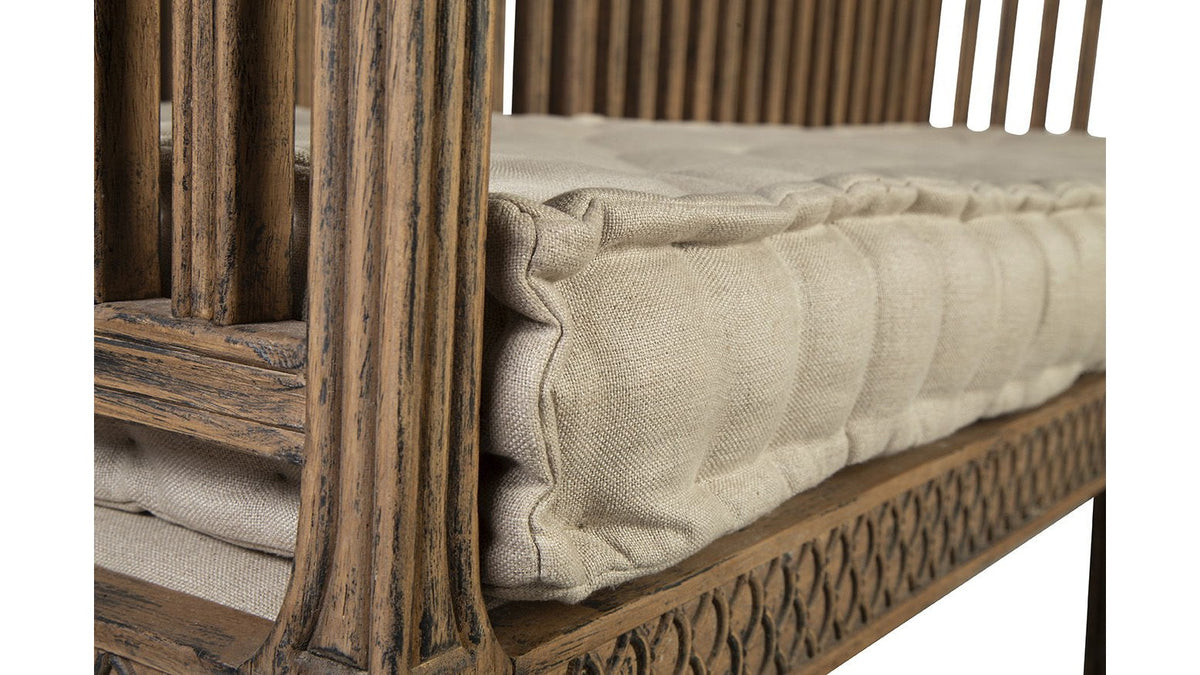 Depaul - Settee - Dark Brown