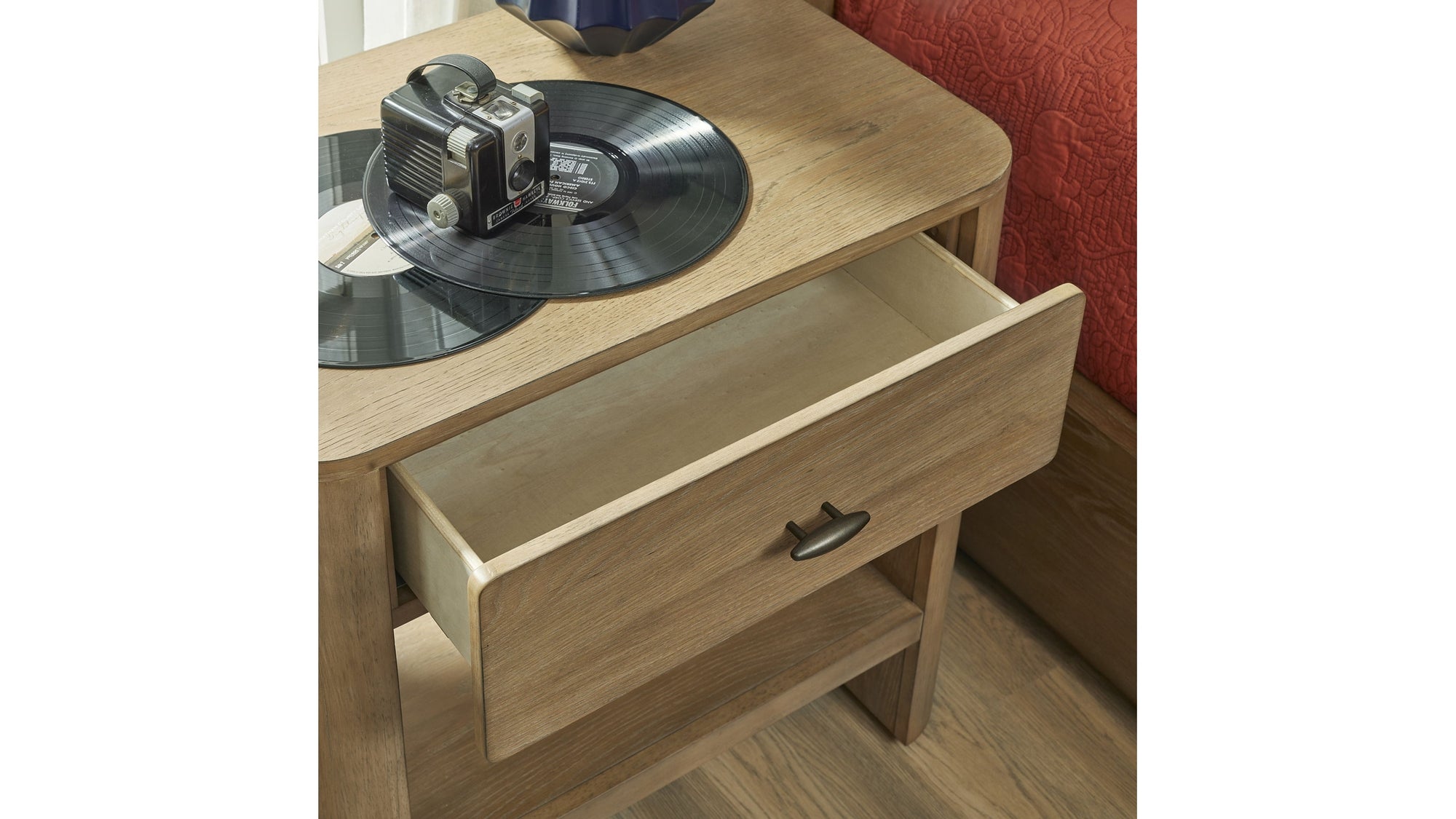 Normandy - Open Nightstand - Light Brown