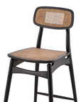 Macie - Counter Stool - Black / Light Brown