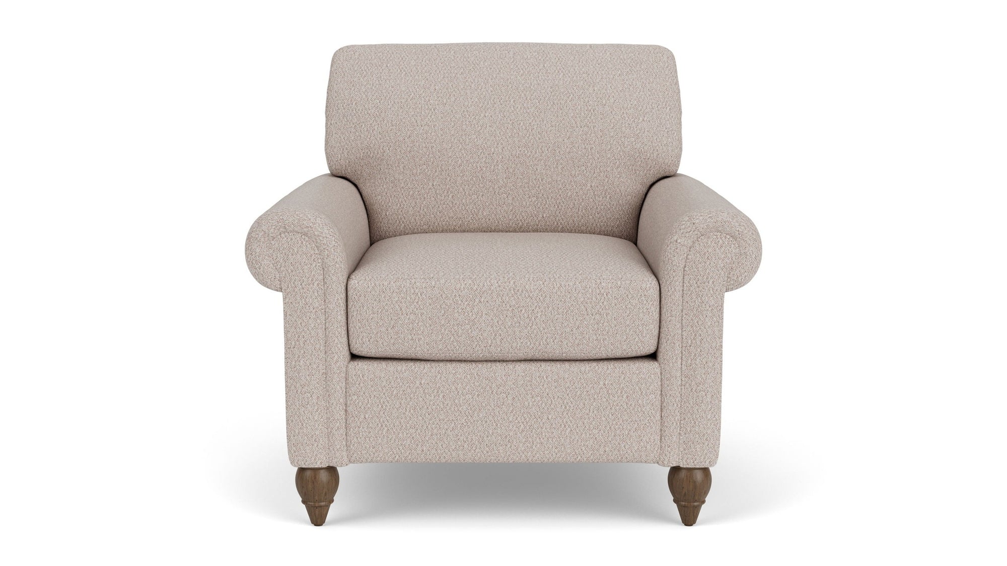 Moxy - Fabric Chair With Rolled Arms