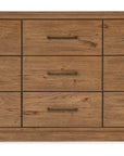 Big Sky - 9-Drawer Dresser - Light Brown