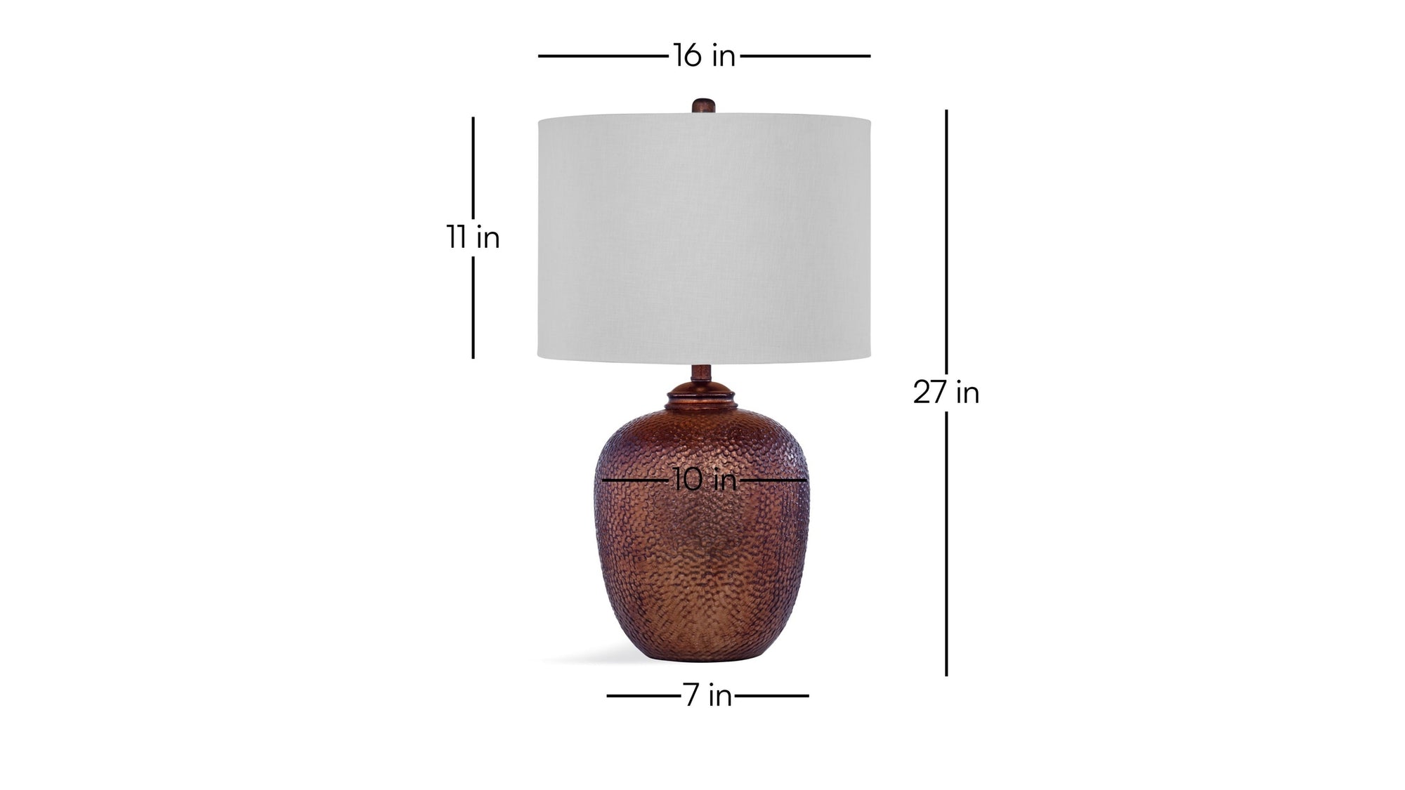 Trevor - Table Lamp - Brown