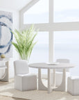 Altarium Canvas Art - White / Blue
