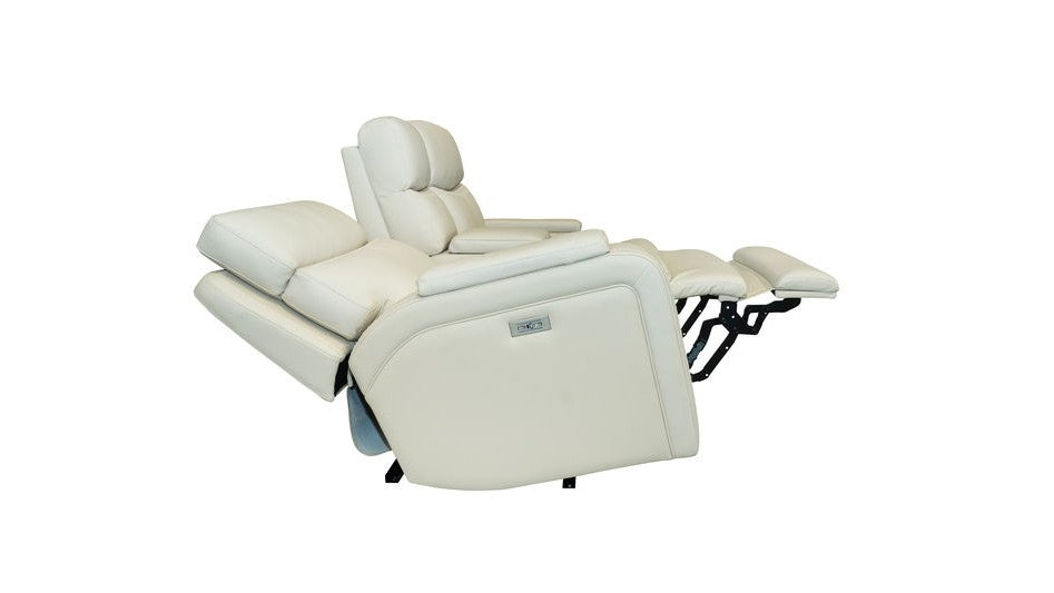 Gunner - Power Console Loveseat Recliner With Power And Power Headrest - Almond