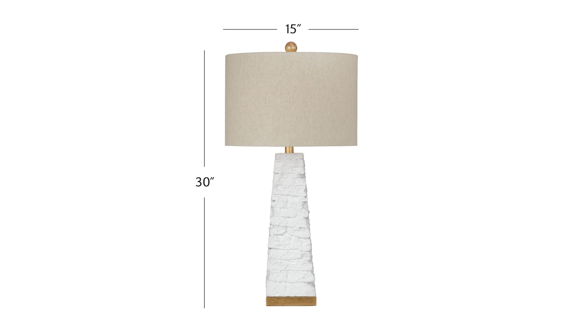 Comoros - Table Lamp - White