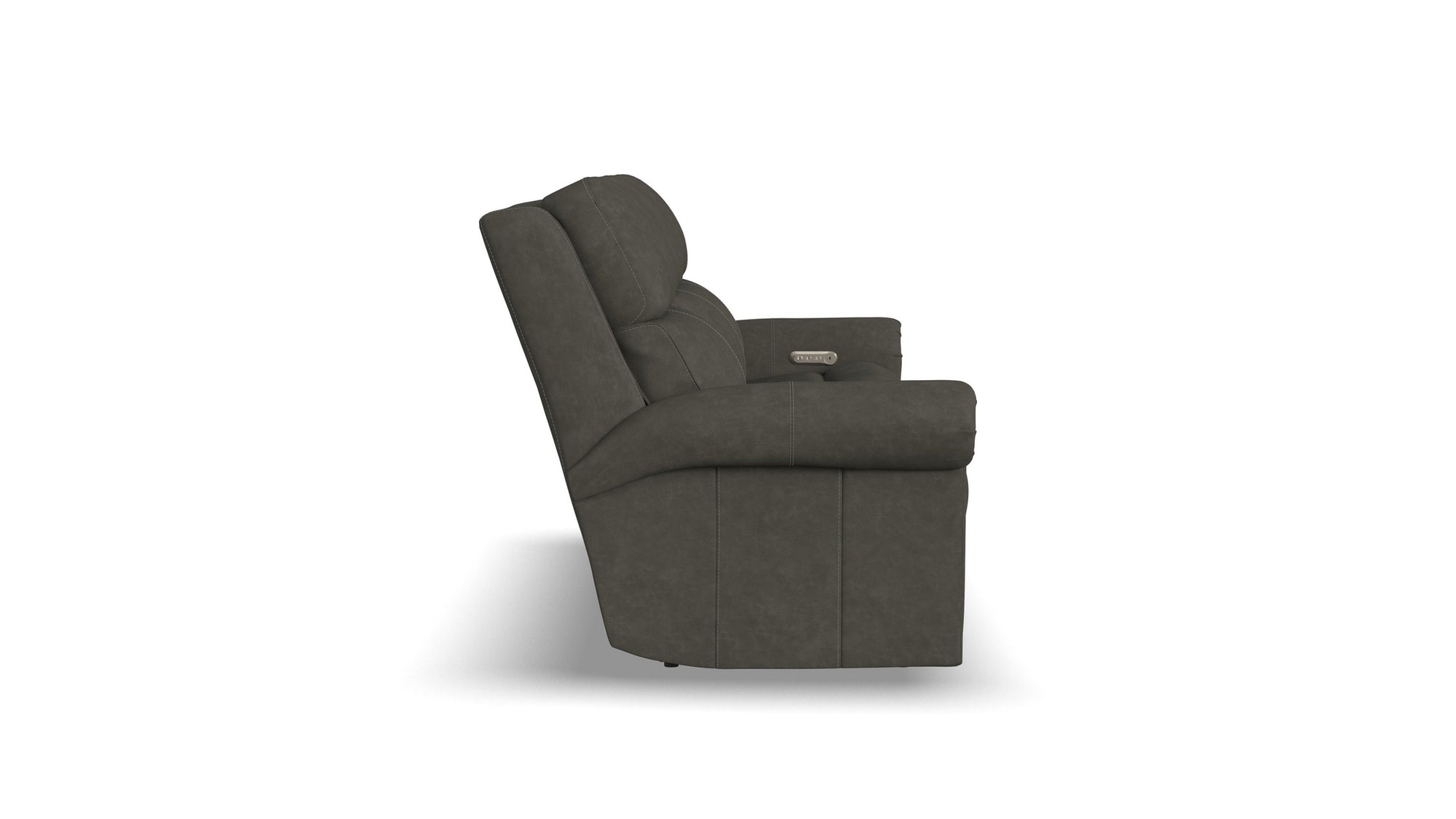 Bernard - Power Reclining Sofa With Console, Power Headrest, &amp; Lumbar