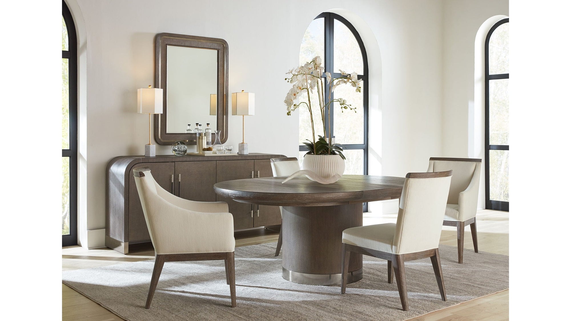 Modern Mood - Upholstered Arm Chair Set of 2