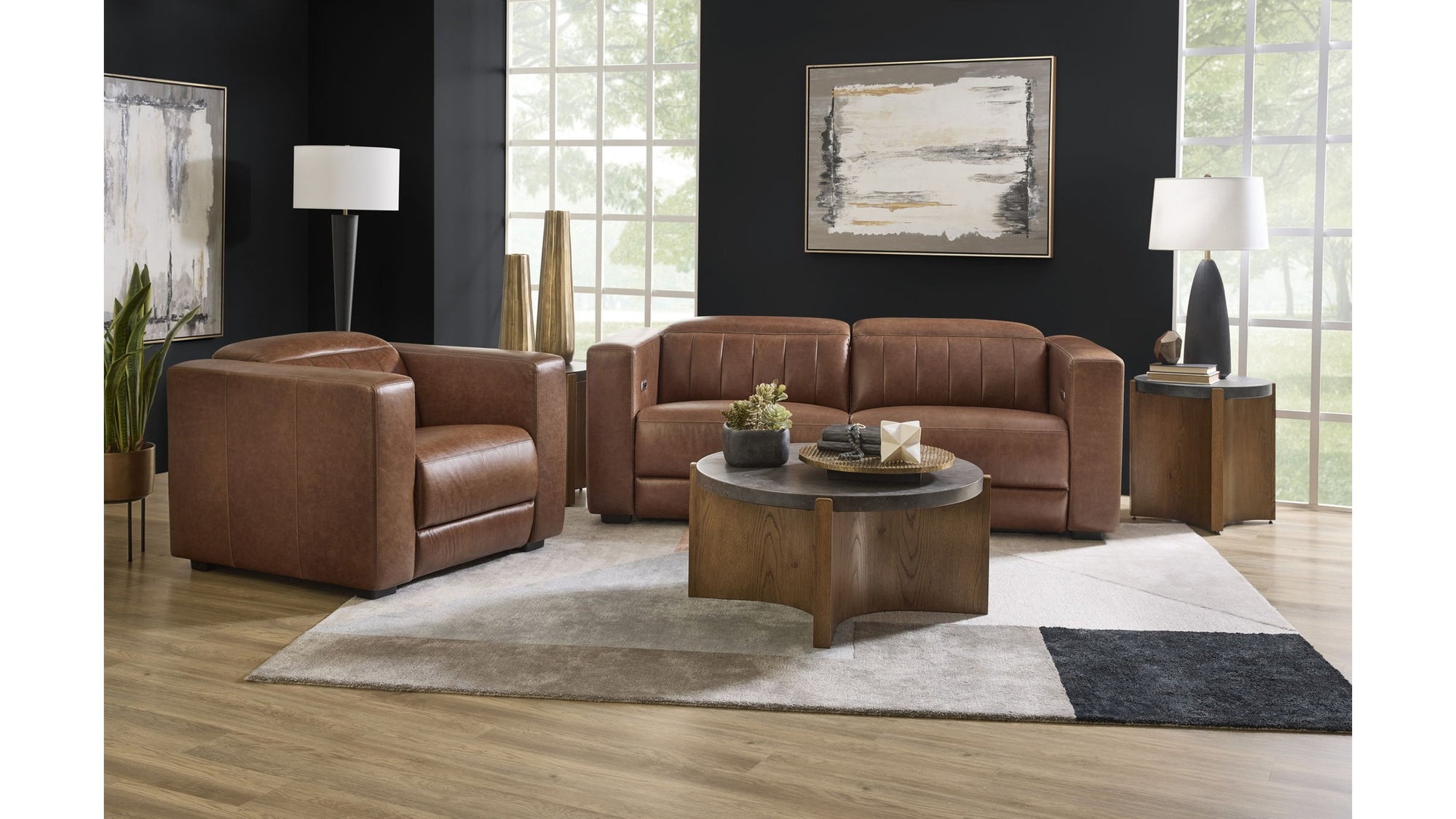 Austin - Power Reclining Sofa With Power Headrests