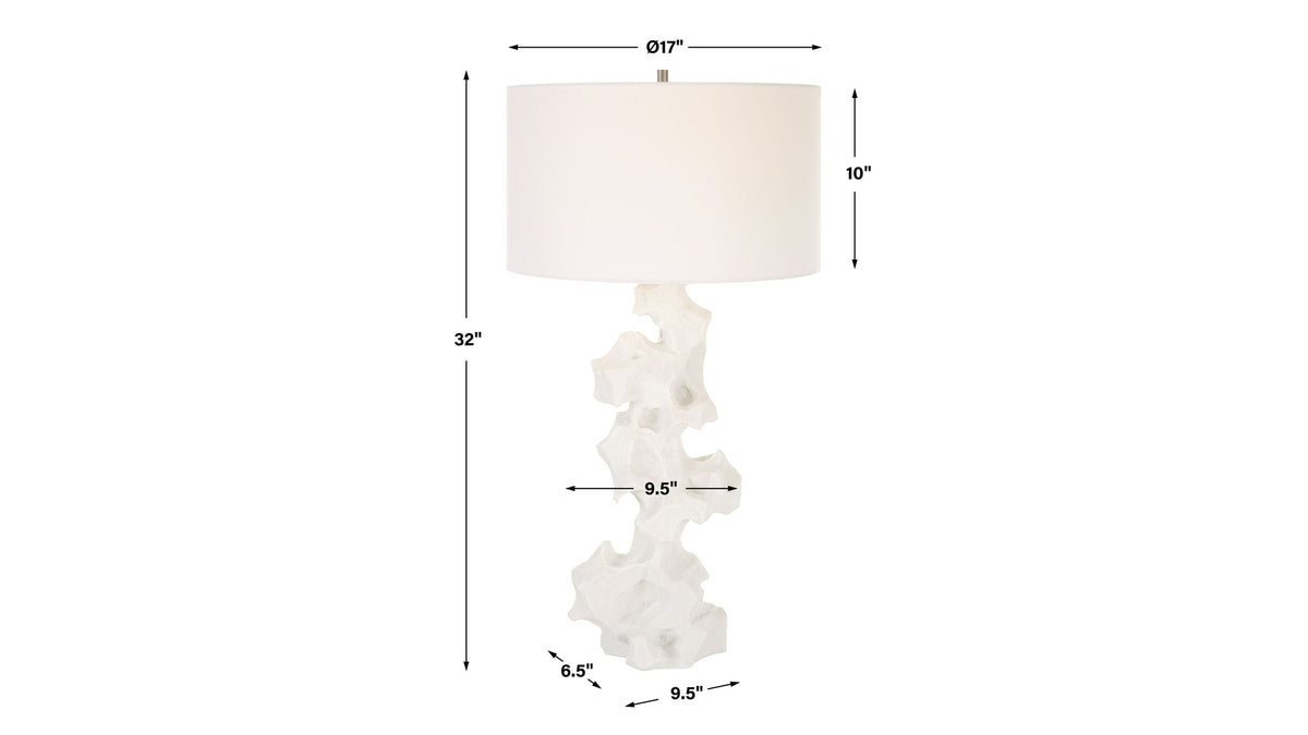 Remnant - White Marble Table Lamp