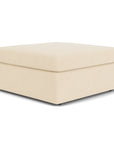 Sky - Fabric Stationary Square Cocktail Ottoman