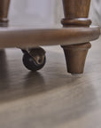 Bellevue - Round Coffee Table With Casters