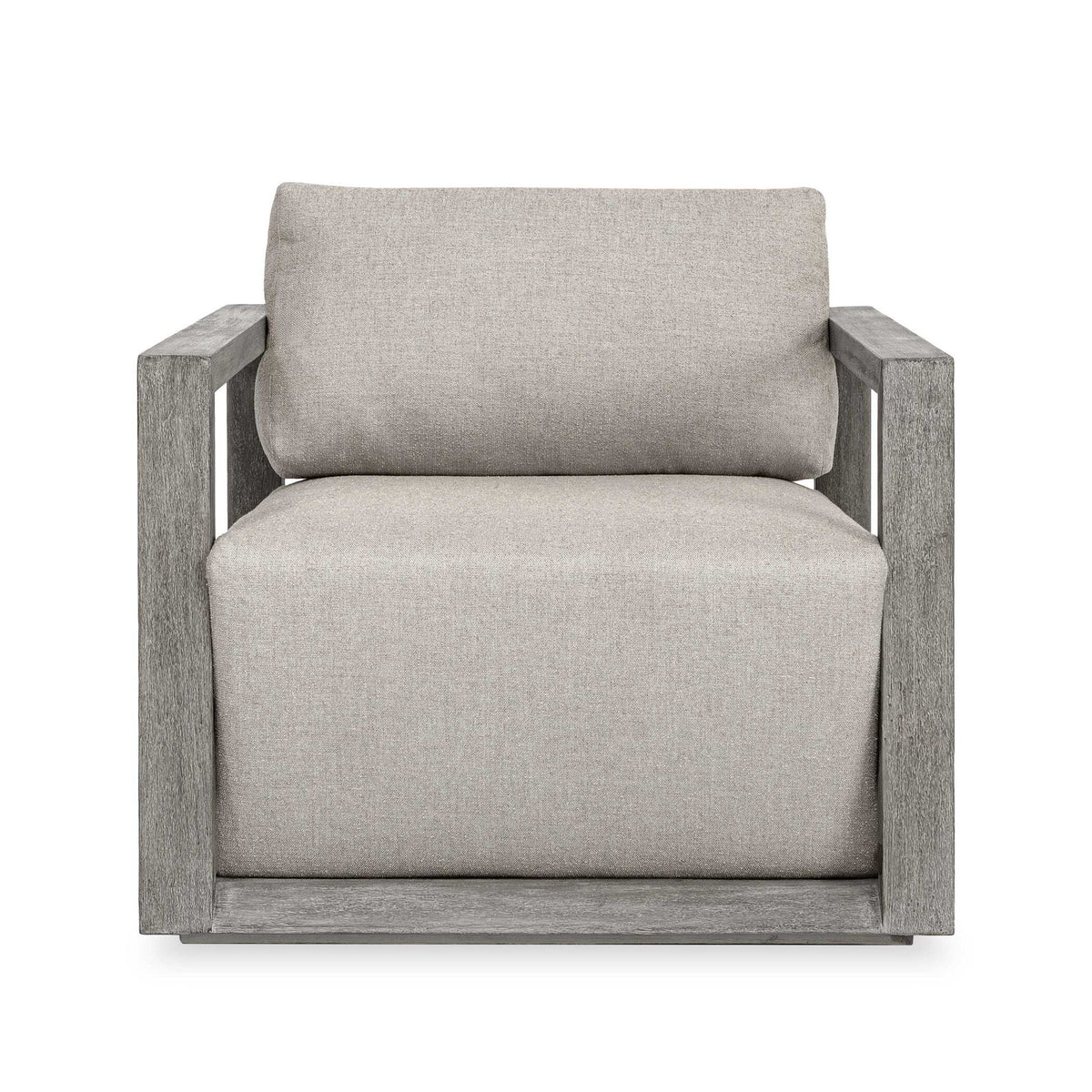 Remsen - Outdoor Lounge Chair - Weathered Gray / Dove