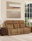 Ranger - Power Reclining Sofa With Console, Power Headrest, Lumbar, Heat & Massage