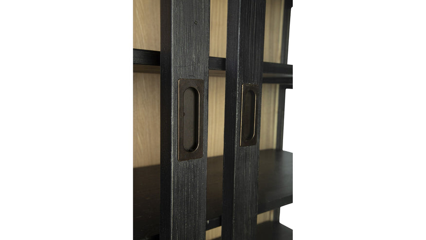 Balmoral - Single Display Cabinet - Black