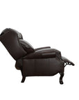 Danbury - Push Thru The Arm Recliner - Clifton-Chocolate