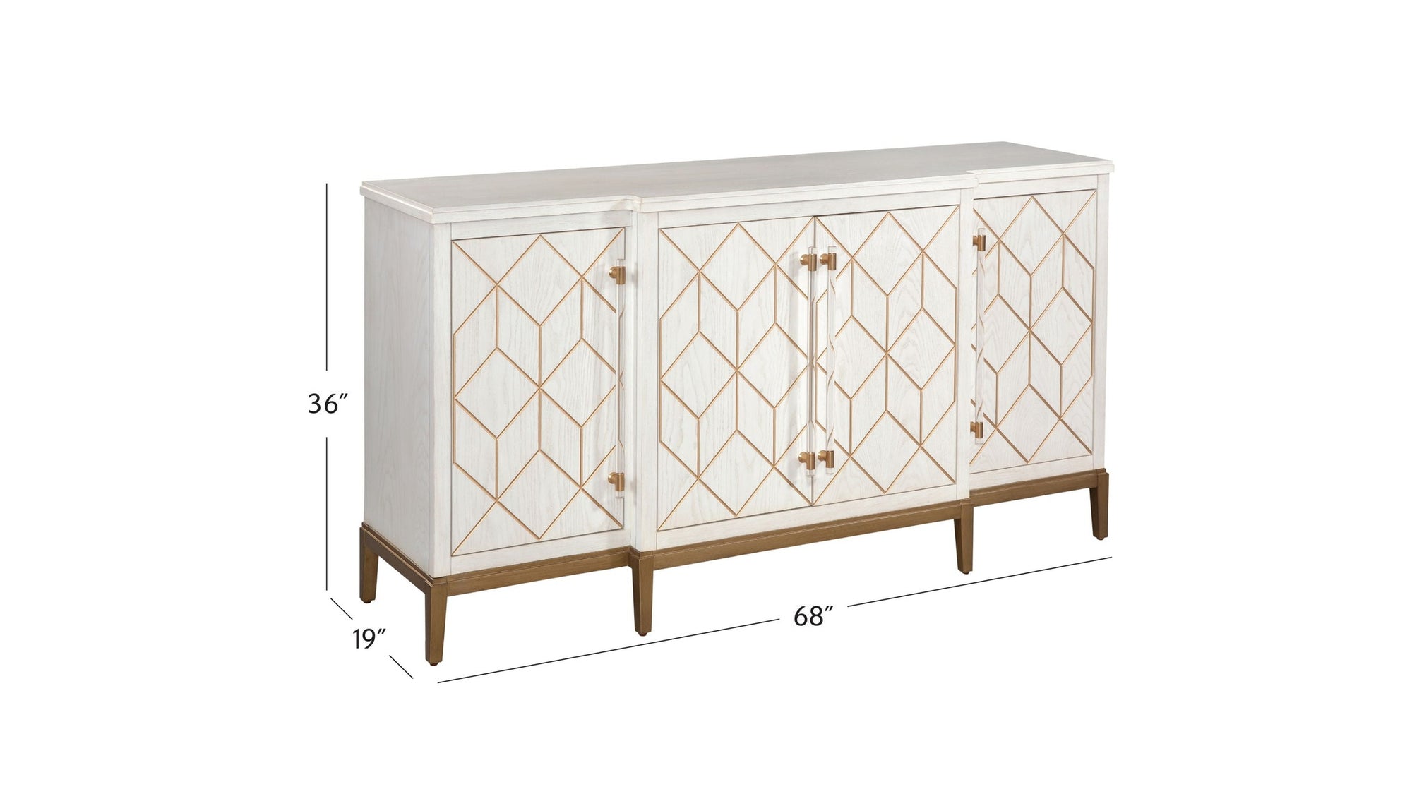 Perrine - Server - White