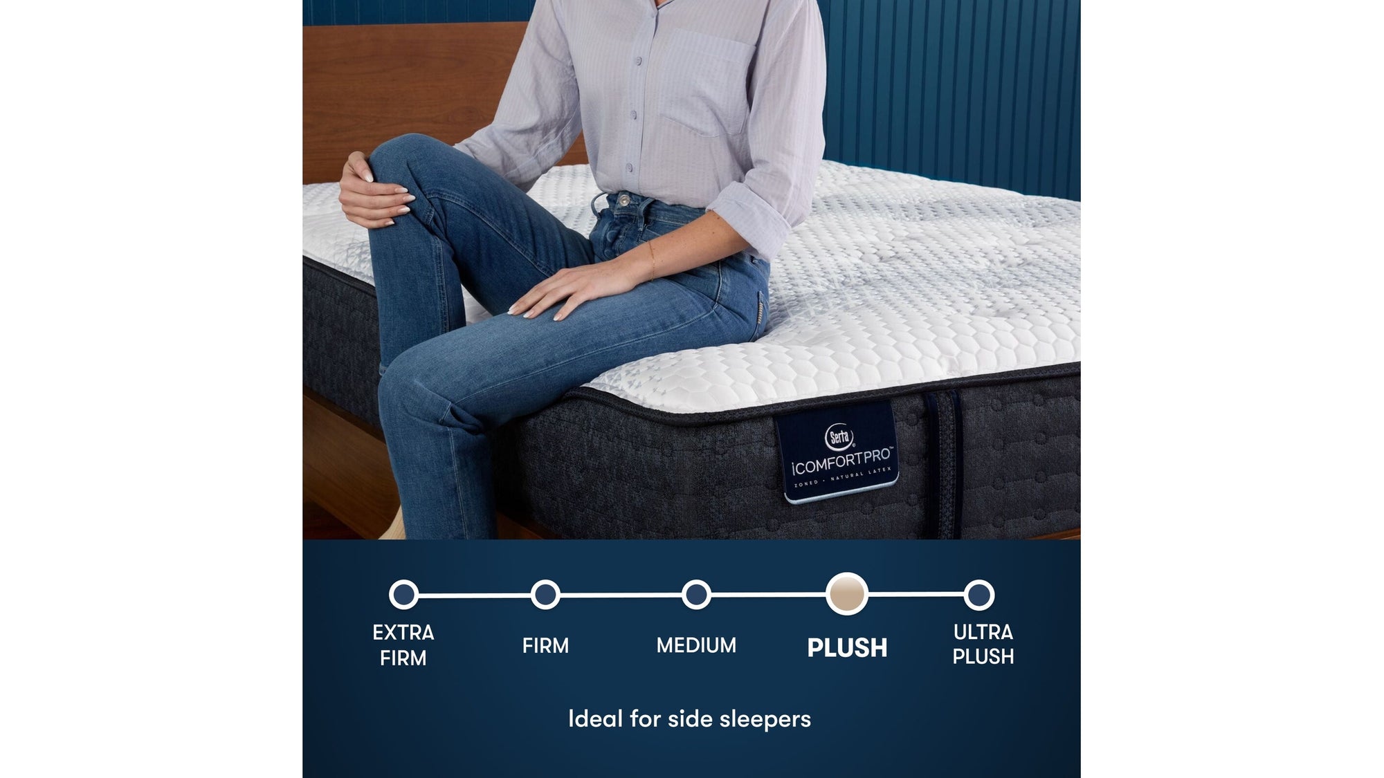 iComfortPro - 13" Ambrose Latex Foam Plush Mattress