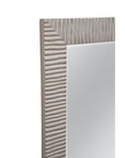 Saydona - Wall Mirror - Pearl Silver