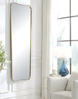 Belvoir - Large Mirror - Antique Brass