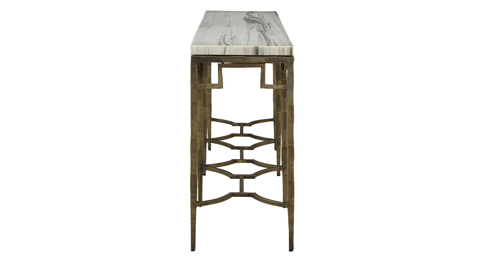 Tours - Console - White / Gold
