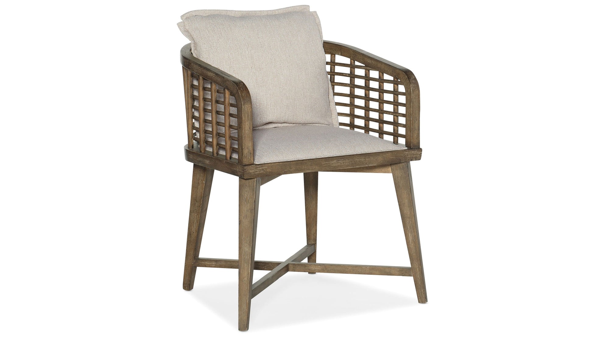 Sundance - Barrel Back Chair - Beige / Light Brown