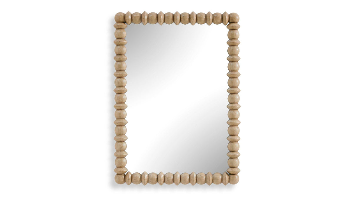 Harriet - Spindle Mirror - Warm Ivory
