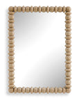 Harriet - Spindle Mirror - Warm Ivory