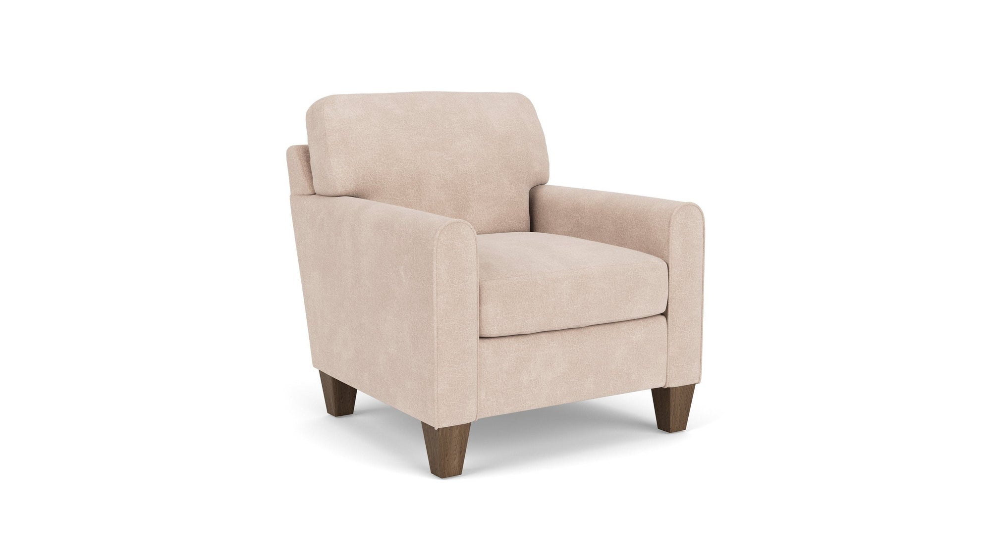Moxy - Fabric Chair, Rounded Mailbox Arms