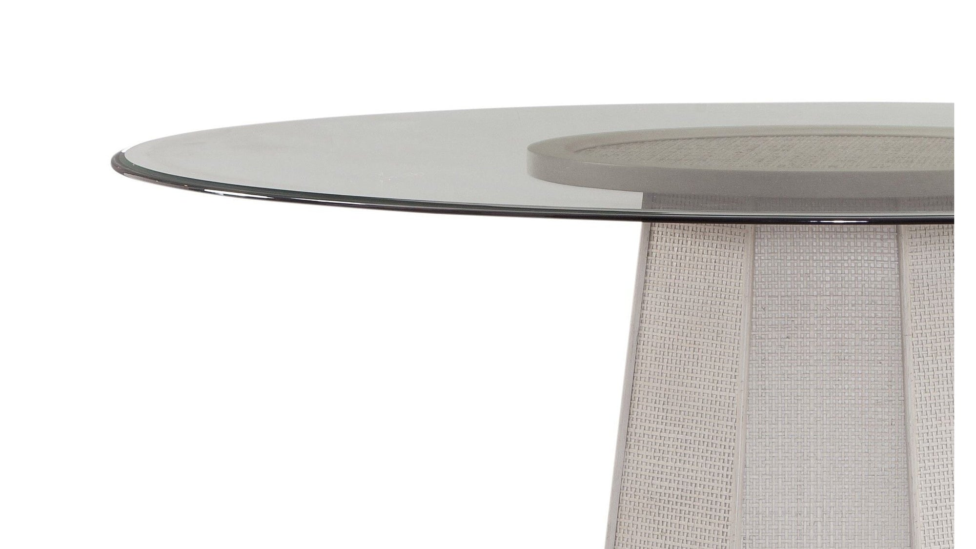 Korey - Round Dining Table - White