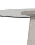 Korey - Round Dining Table - White