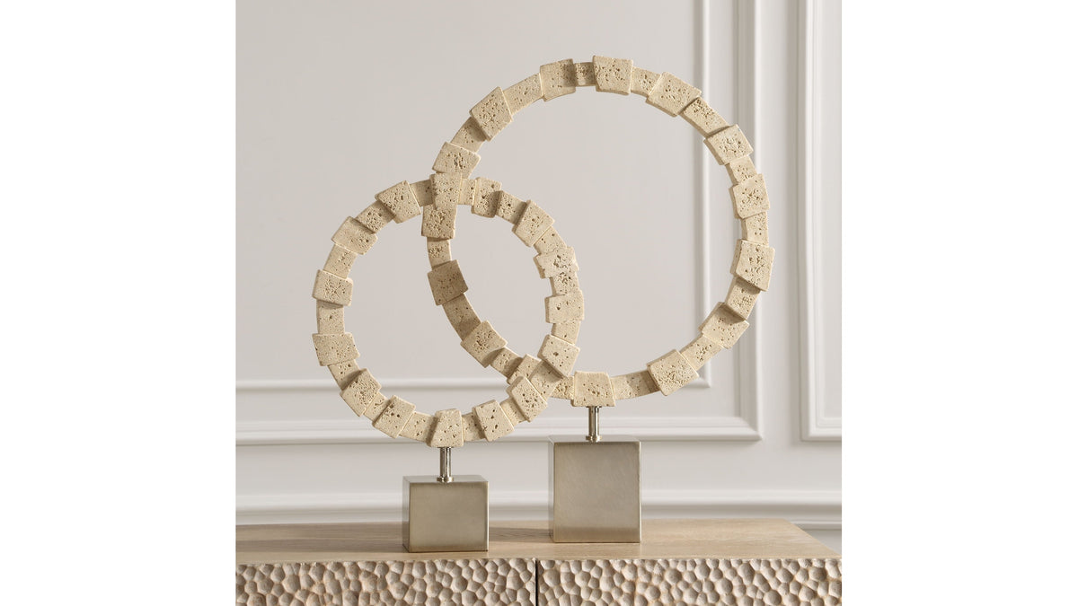 Ivory Fusion - Stone Rings (Set of 2)