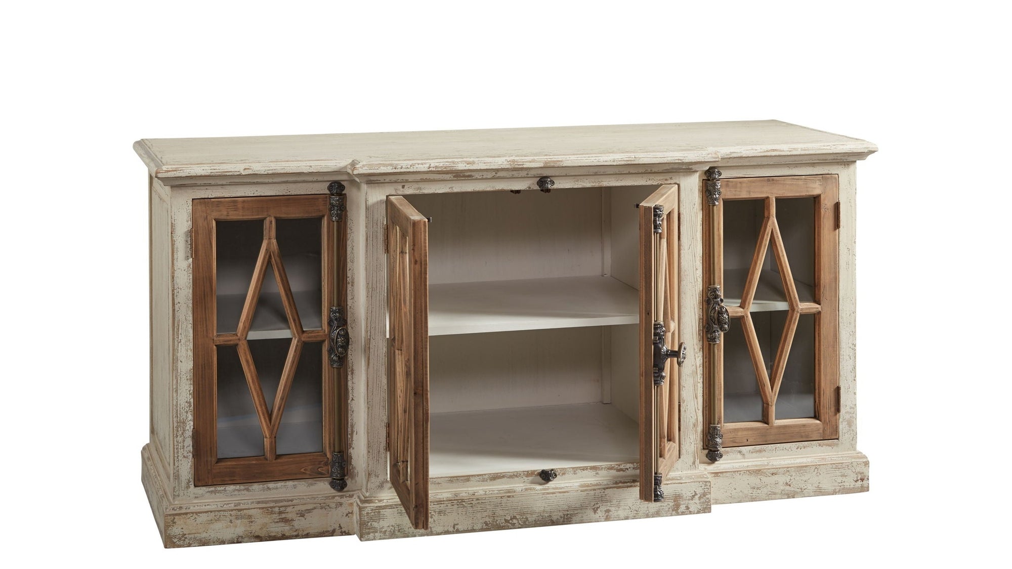 Dove Stalone - Glass Front Server - Beige